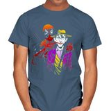 Out-Crazying Crazy - Best Seller - Mens T-Shirts RIPT Apparel Small / Indigo Blue