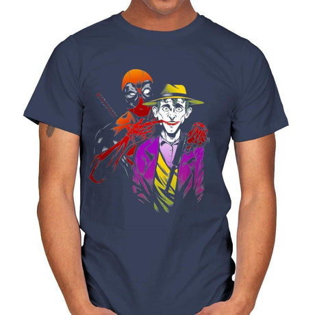 Out-Crazying Crazy - Best Seller - Mens T-Shirts RIPT Apparel Small / Navy