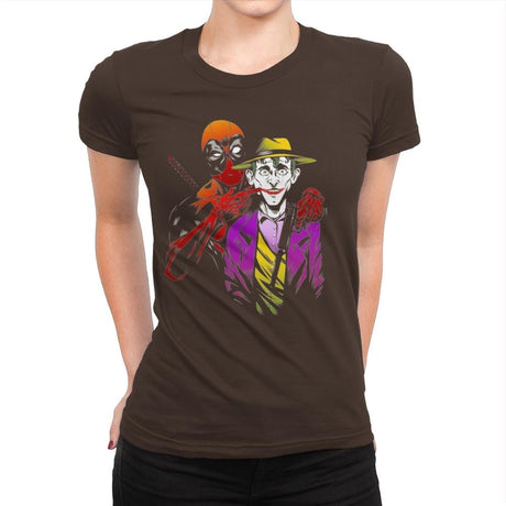 Out-Crazying Crazy - Best Seller - Womens Premium T-Shirts RIPT Apparel Small / Dark Chocolate