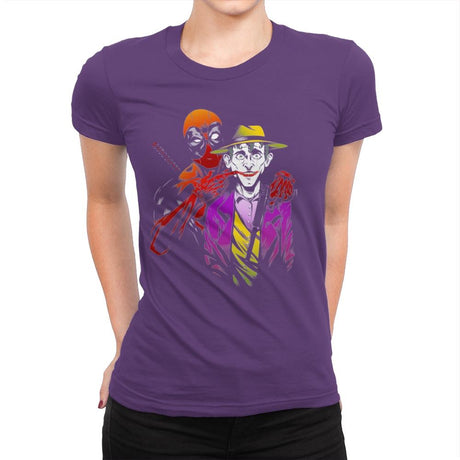 Out-Crazying Crazy - Best Seller - Womens Premium T-Shirts RIPT Apparel Small / Purple Rush