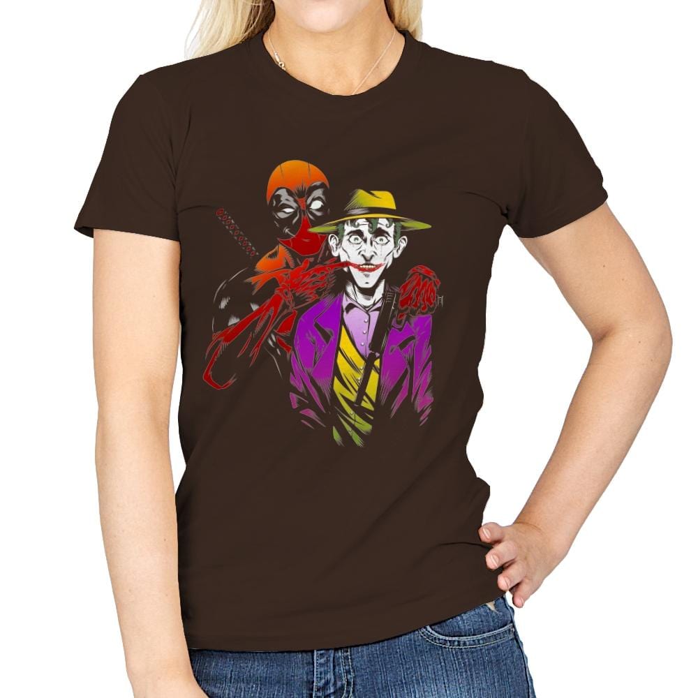 Out-Crazying Crazy - Best Seller - Womens T-Shirts RIPT Apparel Small / Dark Chocolate