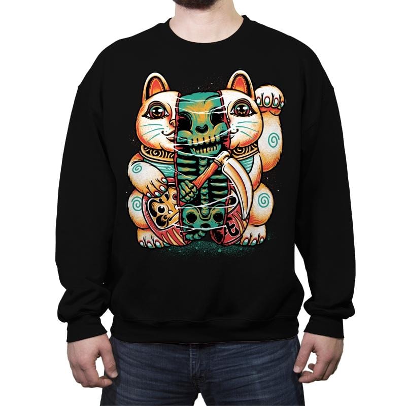 Out Of Luck - Crew Neck Sweatshirt Crew Neck Sweatshirt RIPT Apparel Small / Black