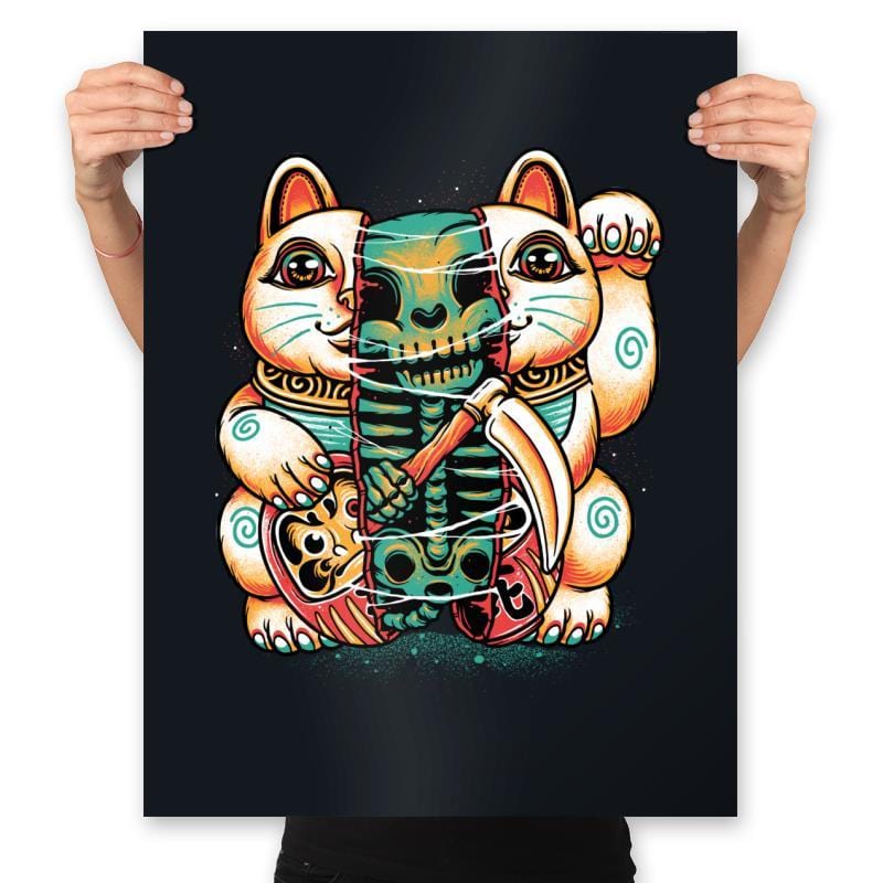Out Of Luck - Prints Posters RIPT Apparel 18x24 / Black