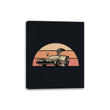 Outatime Beagle - Canvas Wraps Canvas Wraps RIPT Apparel 8x10 / Black