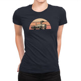 Outatime Beagle - Womens Premium T-Shirts RIPT Apparel Small / Midnight Navy