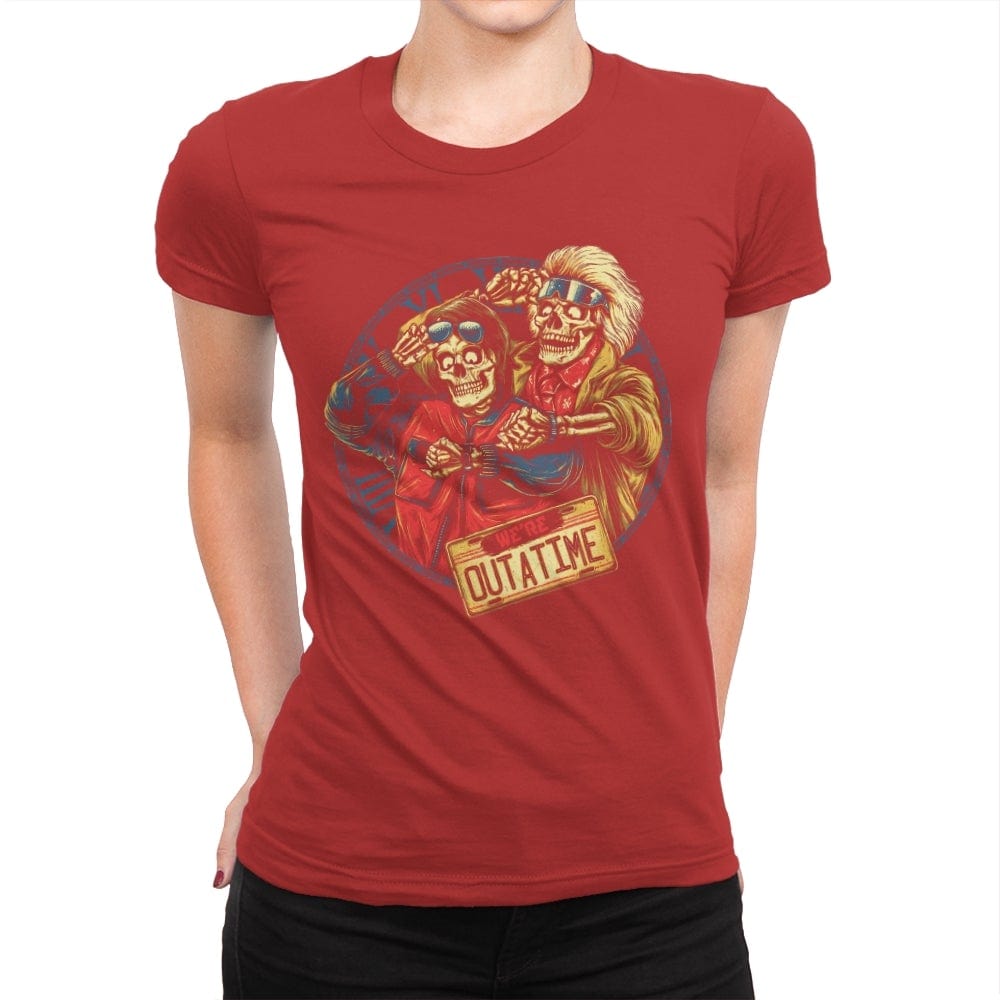 Outatime - Best Seller - Womens Premium T-Shirts RIPT Apparel Small / Red