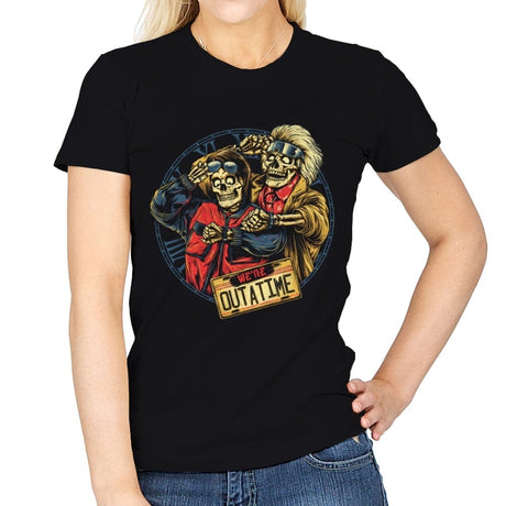 Outatime - Best Seller - Womens T-Shirts RIPT Apparel Small / Black