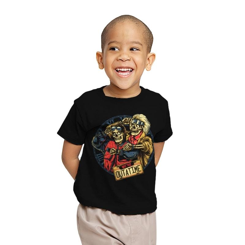 Outatime - Youth T-Shirts RIPT Apparel X-small / Black