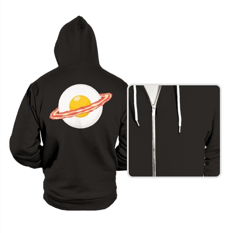 Outer Space Breakfast - Hoodies Hoodies RIPT Apparel Small / Black