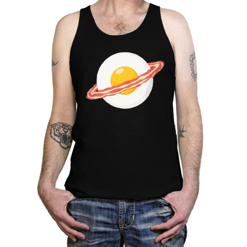 Outer Space Breakfast - Tanktop Tanktop RIPT Apparel X-Small / Black