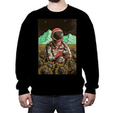 Outer Space Man - Crew Neck Sweatshirt Crew Neck Sweatshirt RIPT Apparel