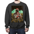 Outer Space Man - Crew Neck Sweatshirt Crew Neck Sweatshirt RIPT Apparel Small / Charcoal