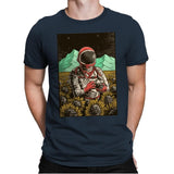 Outer Space Man - Mens Premium T-Shirts RIPT Apparel Small / Indigo