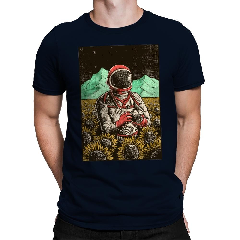 Outer Space Man - Mens Premium T-Shirts RIPT Apparel Small / Midnight Navy
