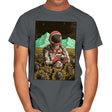 Outer Space Man - Mens T-Shirts RIPT Apparel Small / Charcoal