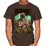 Outer Space Man - Mens T-Shirts RIPT Apparel Small / Dark Chocolate