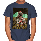 Outer Space Man - Mens T-Shirts RIPT Apparel Small / Navy