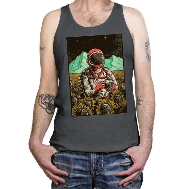 Outer Space Man - Tanktop Tanktop RIPT Apparel X-Small / Asphalt