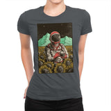 Outer Space Man - Womens Premium T-Shirts RIPT Apparel Small / Heavy Metal