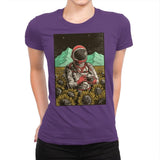 Outer Space Man - Womens Premium T-Shirts RIPT Apparel Small / Purple Rush