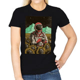 Outer Space Man - Womens T-Shirts RIPT Apparel Small / Black
