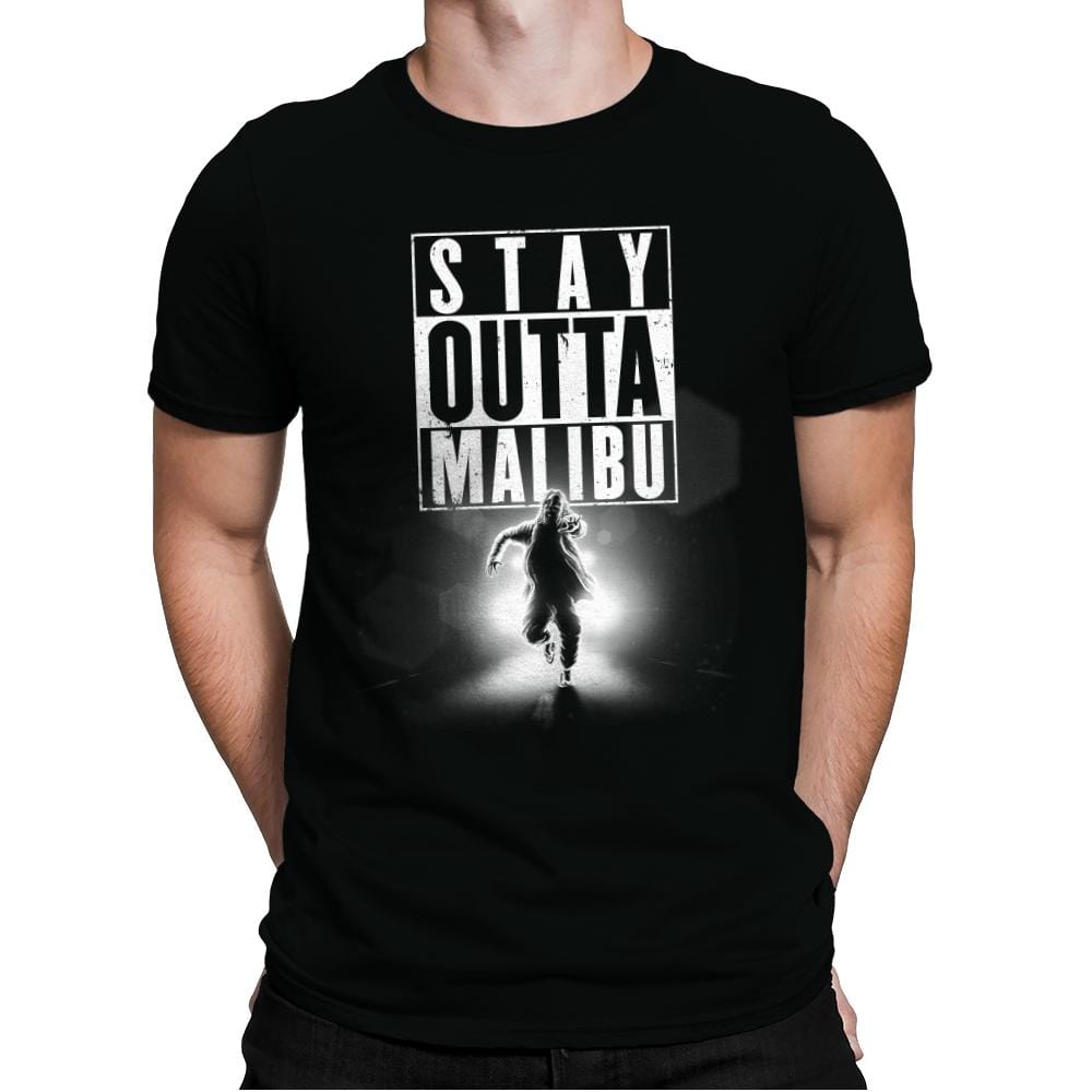Outta Malibu - Mens Premium T-Shirts RIPT Apparel Small / Black