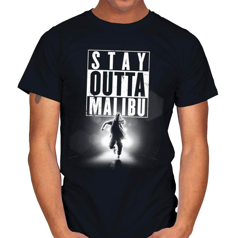 Outta Malibu - Mens T-Shirts RIPT Apparel Small / Black
