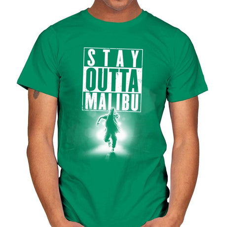 Outta Malibu - Mens T-Shirts RIPT Apparel Small / Kelly Green