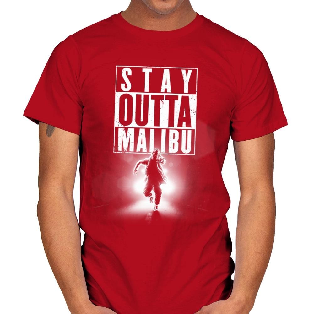 Outta Malibu - Mens T-Shirts RIPT Apparel Small / Red