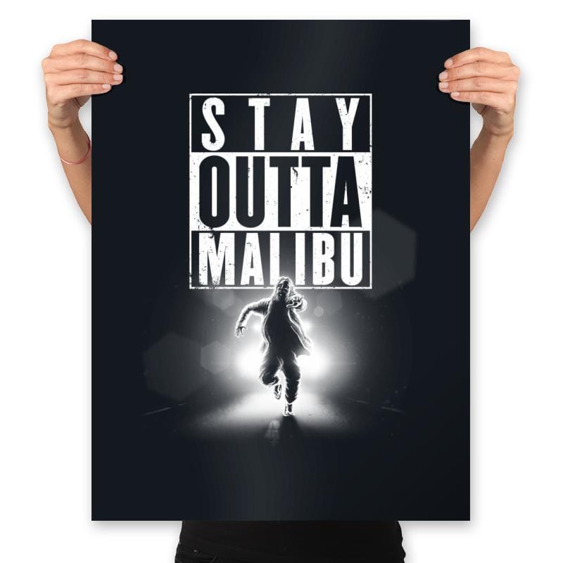 Outta Malibu - Prints Posters RIPT Apparel 18x24 / Black