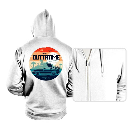 OUTTA TIME - Hoodies Hoodies RIPT Apparel Small / White