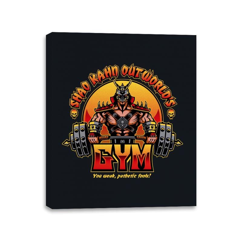 Outworld's Gym - Canvas Wraps Canvas Wraps RIPT Apparel 11x14 / Black