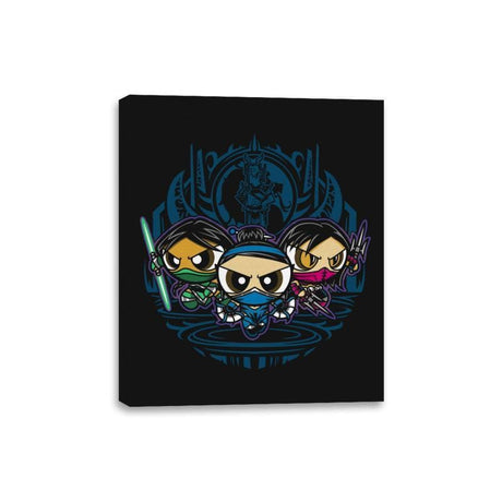 Outworldpuff Girls - Canvas Wraps Canvas Wraps RIPT Apparel 8x10 / Black