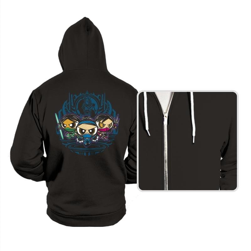 Outworldpuff Girls - Hoodies Hoodies RIPT Apparel Small / Black