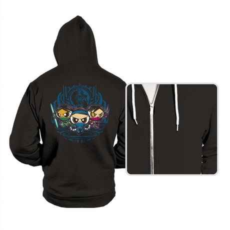 Outworldpuff Girls - Hoodies Hoodies RIPT Apparel Small / Black
