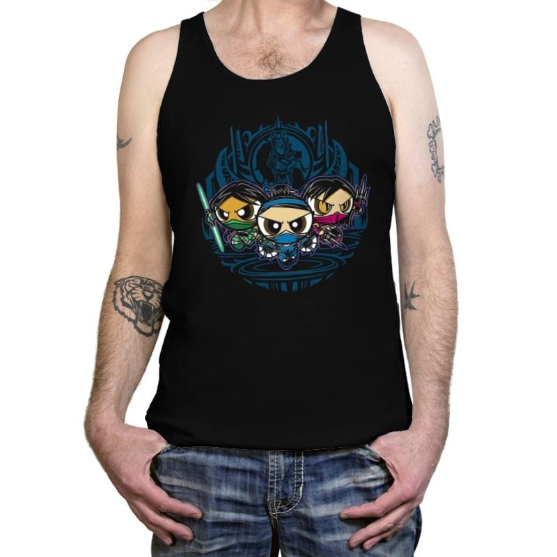 Outworldpuff Girls - Tanktop Tanktop RIPT Apparel X-Small / Black