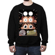 Over the Garden Wall Eyes - Crew Neck Sweatshirt Crew Neck Sweatshirt RIPT Apparel Small / Black
