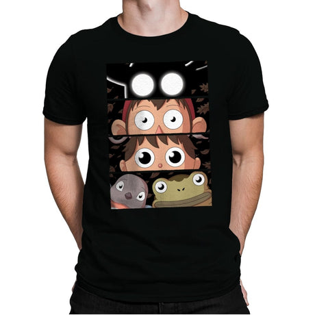 Over the Garden Wall Eyes - Mens Premium T-Shirts RIPT Apparel Small / Black