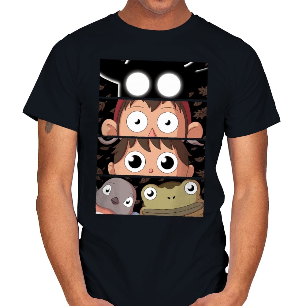 Over the Garden Wall Eyes - Mens T-Shirts RIPT Apparel Small / Black