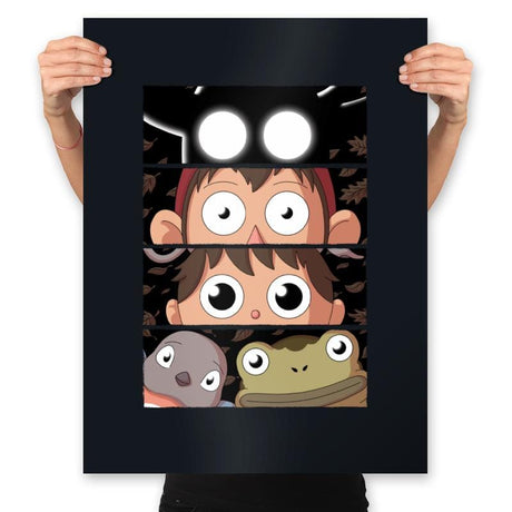 Over the Garden Wall Eyes - Prints Posters RIPT Apparel 18x24 / Black