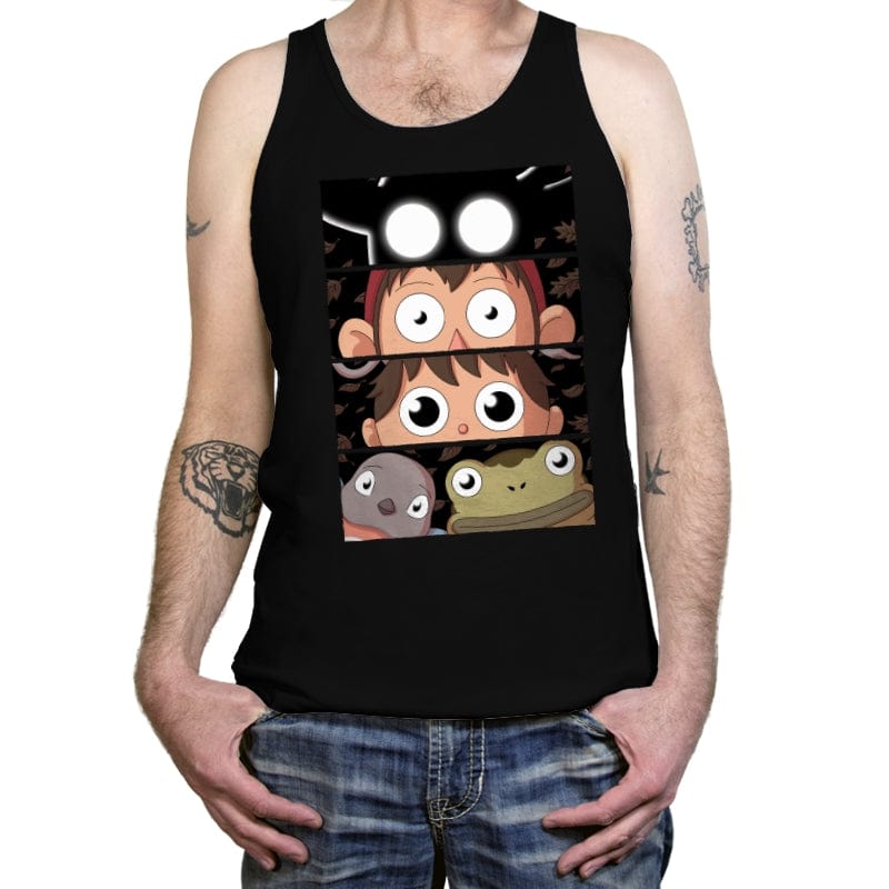 Over the Garden Wall Eyes - Tanktop Tanktop RIPT Apparel X-Small / Black