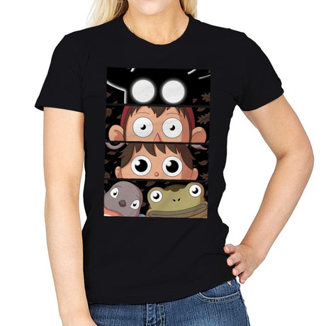 Over the Garden Wall Eyes - Womens T-Shirts RIPT Apparel Small / Black