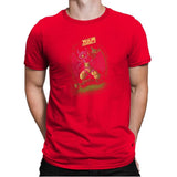 Over Your Training Is - Pop Impressionism - Mens Premium T-Shirts RIPT Apparel Small / Red