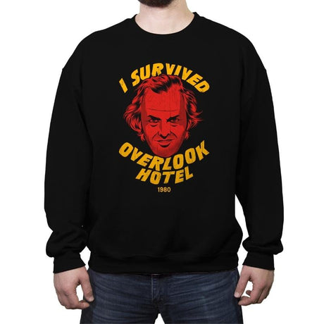 Overlook Survivor - Crew Neck Sweatshirt Crew Neck Sweatshirt RIPT Apparel Small / Black