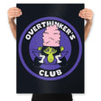 Overthinker's Club - Prints Posters RIPT Apparel 18x24 / Black