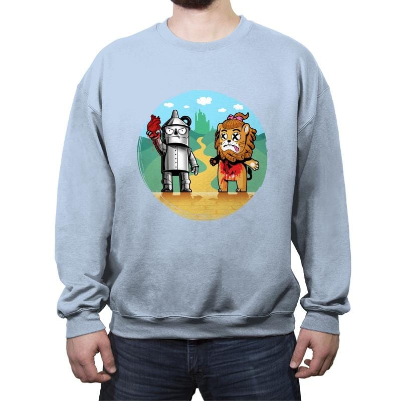 Ozality - Crew Neck Sweatshirt Crew Neck Sweatshirt RIPT Apparel Small / Light Blue