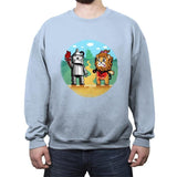 Ozality - Crew Neck Sweatshirt Crew Neck Sweatshirt RIPT Apparel Small / Light Blue