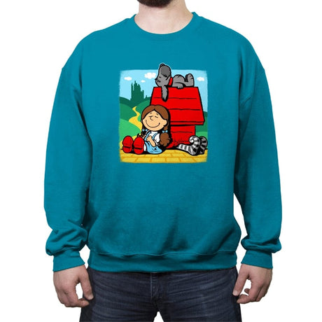 Oznuts - Crew Neck Sweatshirt Crew Neck Sweatshirt RIPT Apparel Small / Antique Sapphire