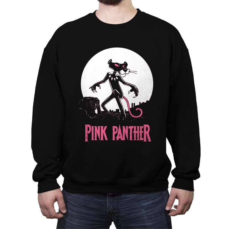 P. Panther - Crew Neck Sweatshirt Crew Neck Sweatshirt RIPT Apparel Small / Black