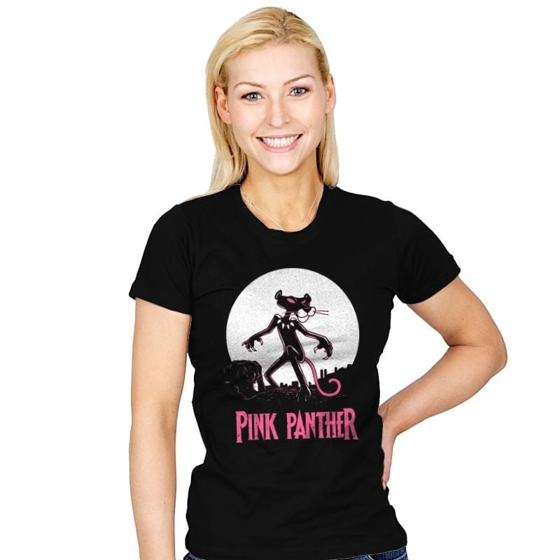 P. Panther - Womens T-Shirts RIPT Apparel Small / Black
